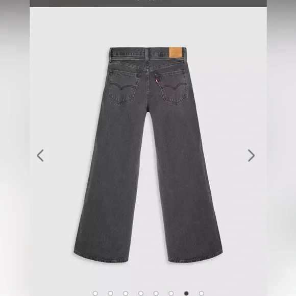 Levi's Women's Wide-Leg Jeans - Dark Gray - Picture 5 of 7